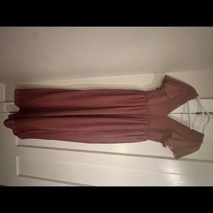 Birdy grey rosewood bridesmaid dress